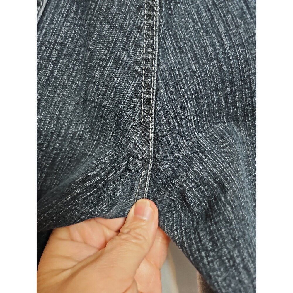 U 51 Woman's Size 12  Jean Dark Wash Embroidered  Stretch Denim Jeans - Picture 6 of 10